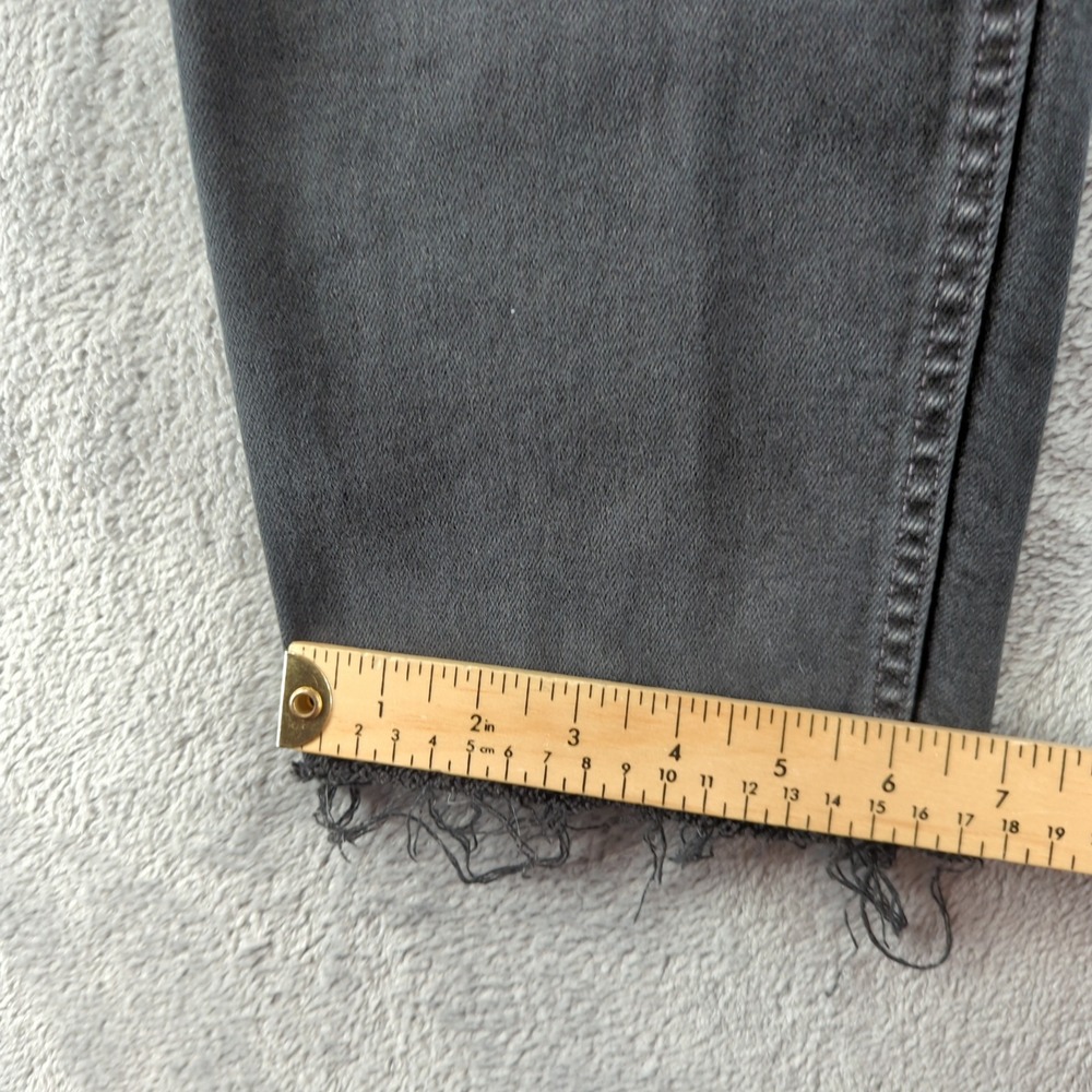 Vintage 90s Levis 550 Jeans Womens 10 (Fits 27x27) Black Faded Skater Brazil Y2K - Picture 9 of 13